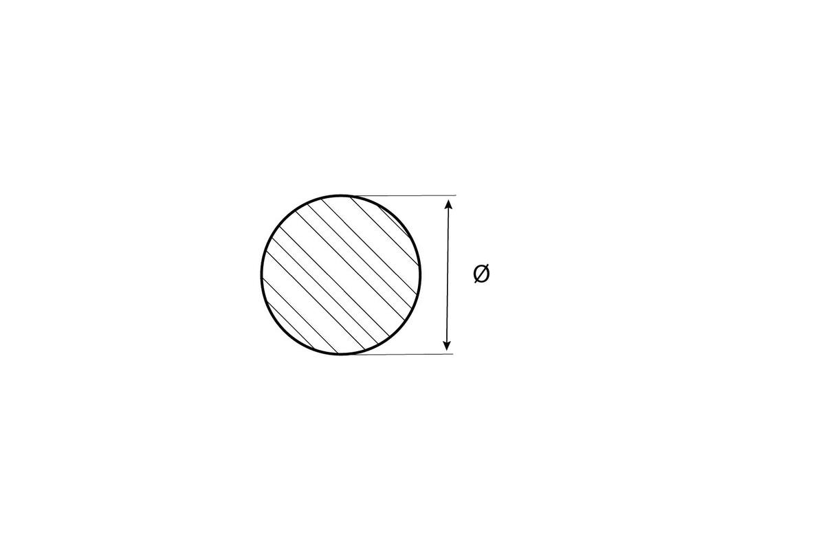 PVC Strip Round, Ø 4,0 mm
Black [500m/roll]